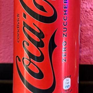 Coca-cola zero lattina