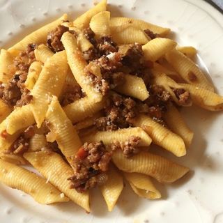 I garganelli al ragù di coniglio