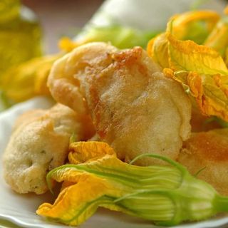 Fiori di zucca in pastella 4 pezzi