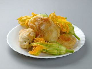 Fiori di zucca in pastella 4 pezzi