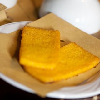 Scodella di polenta fritta