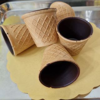 Bicchierino cialda al cioccolato 