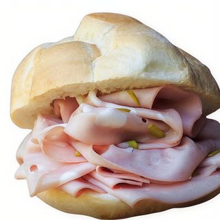 Panino con mortadella