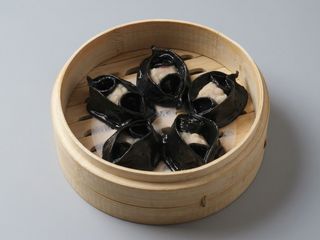 17. Ravioli di calamari col nero di seppia