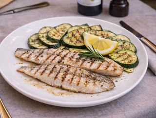Filetti di Branzino con Zucchine