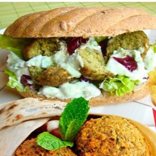 Panino falafel 