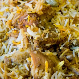 Menu chicken Biryani