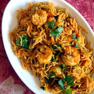 Jhinga biryani