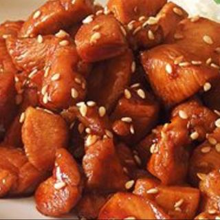 Pollo alla piastra con salsa teriyaki