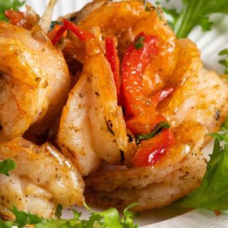 Gamberi alla con sale e pepe