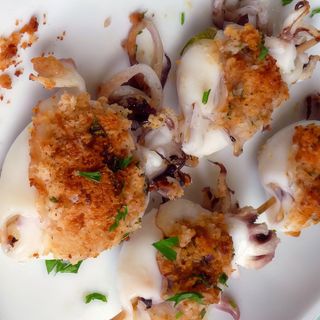 Spiedini di seppia alla griglia