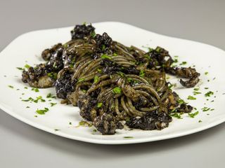 Pasta con nero di seppia