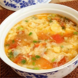24. Zuppa di pomodoro e uova 番茄鸡蛋汤