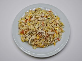 88. Riso con pollo e verdure 什鸡饭