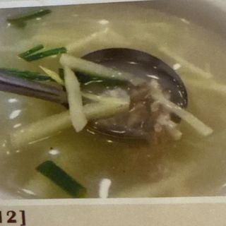 12. Zuppa di granchi con asparagi