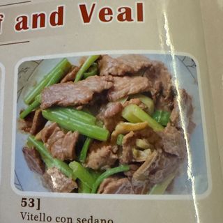 53. Vitello con sedano
