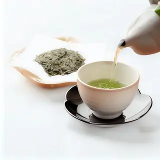 Tè verde caldo
