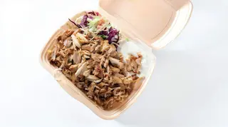 Vaschetta kebab e insalata mista - piccola