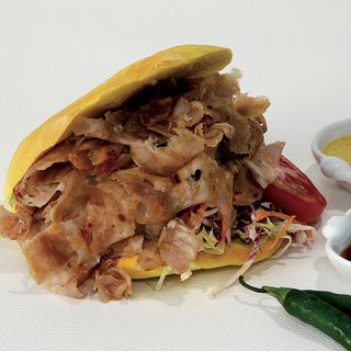 Menu Panino kebab con insalata mista +ptatine+bibita