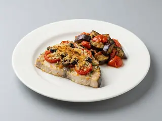 Pesce Spada e melanzane 500g