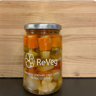 Spiedini di verdure croccanti in olio d'oliva 290 gr