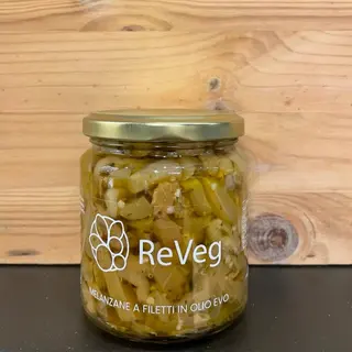 Melanzane filetti in olio evo 280 gr