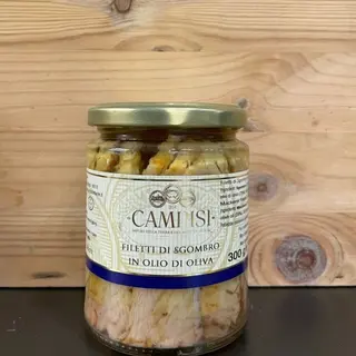 Filetti di sgombro in olio d'oliva 300 gr