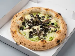 Pizza verde mare