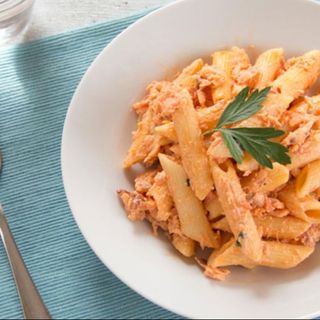 Pennette al salmone