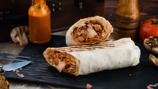 Panino rotolo kebap