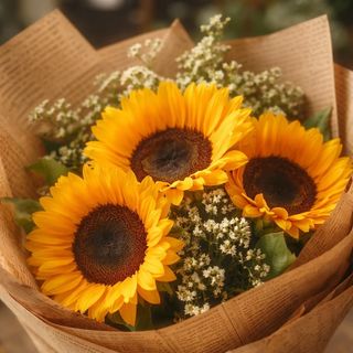 Bouquet solo girasole 