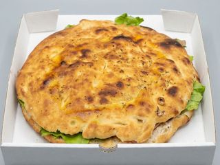 Pane arabo con prosciutto crudo
