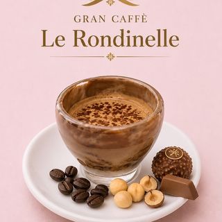 Caffè nocciolato espresso crema di nocciola personalizzata e cacao