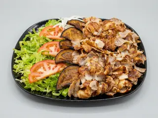 Piatto Kebab con Melanzane