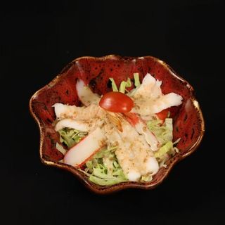 4 Insalata di gamberi cotti e surimi