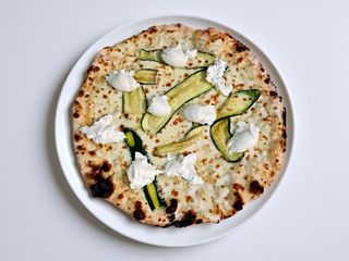 Zucchine e burrata
