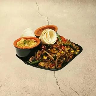 Fajitas vegetarianas