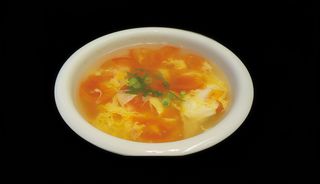 9 Zuppa di pomodoro e uovo