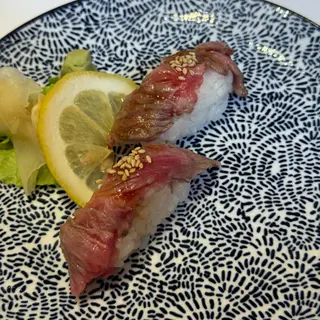 Nigiri di Wagyu A5 giapponese