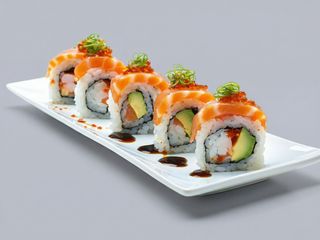 Uramaki hot sake - 4 pezzi