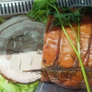 Panino con solo porchetta