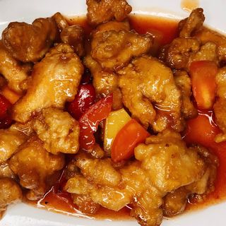 Pollo in salsa agrodolce