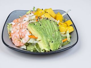 15. Insalata gamberi e mango