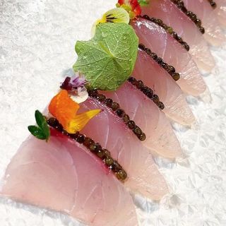 sashimi branzino