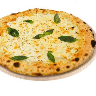 Pizza gamberi e zucchine 