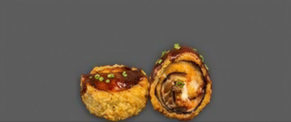 Hot salmão com camarão Roll