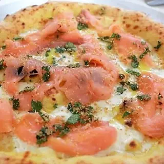 Pizza salmone - tonda o pinsa