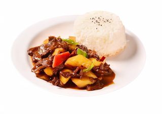 40 Riso affogato con manzo