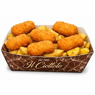 Porzione Patate & Crocchette 5 Pz