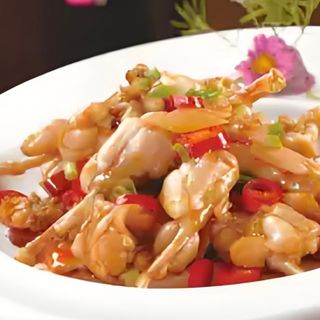 铁板田鸡 Cosce di rana con cipolle alla piastra